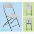 GUNMANSA UniQue Blow Moulded Folding Plastic Chair With Steel Frame
