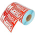 GUNMANSA UniQue Fragile 90mm x 50mm Label Sticker Roll
