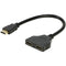 GUNMANSA UniQue Male HDMI To Female Dual HDMI Splitter Adapter