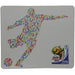 GUNMANSA UniQue Player Outline Mouse Pad