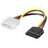 GUNMANSA UniQue SATA Male to 4 Pin Female Molex Adapter