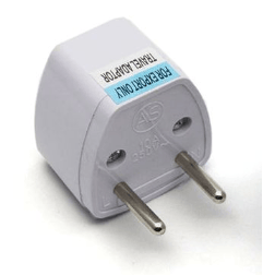 GUNMANSA UniQue Travel Adapter Two Pin Male Schuko Plug