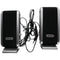 GUNMANSA Unique USB Multimedia Speakers Black & Silver
