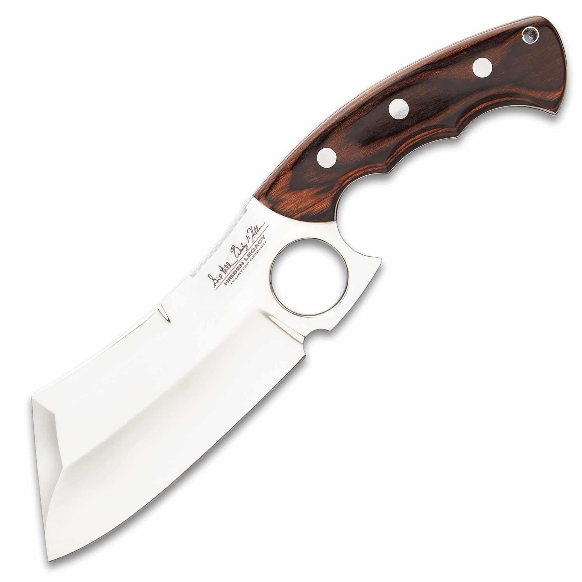 GUNMANSA UNITED CUTLERY HIBBEN CLEAVER BLOOD WOOD VERSION - GH5085