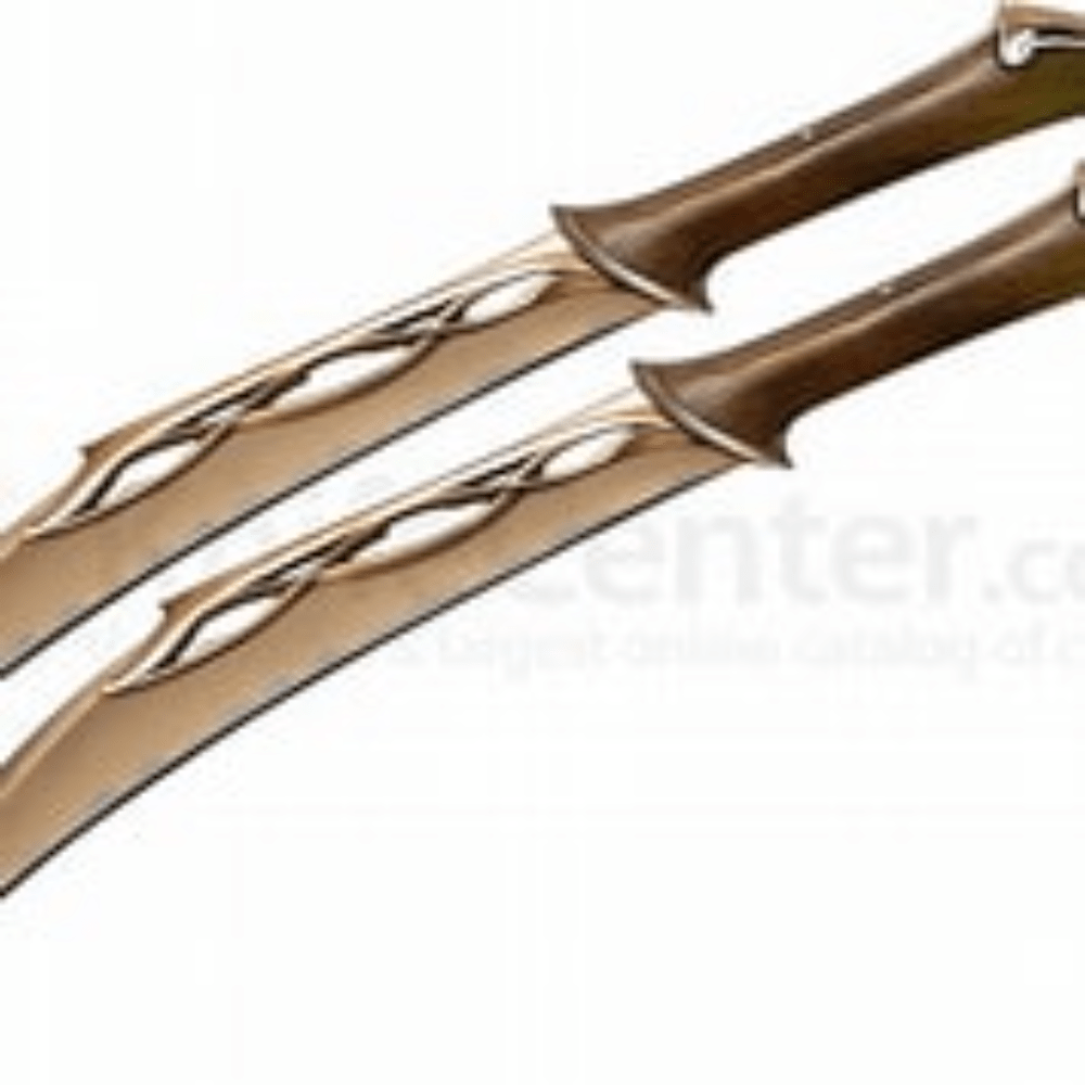 GUNMANSA UNITED CUTLERY HOBBIT FIGHTING KNIVES OF TAURIEL Artifact UC3044