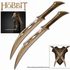 GUNMANSA UNITED CUTLERY HOBBIT FIGHTING KNIVES OF TAURIEL Artifact UC3044