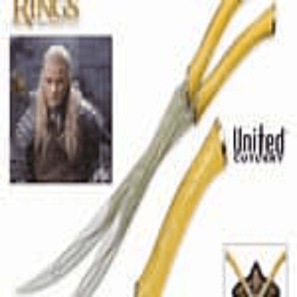 GUNMANSA United Cutlery UC1372 Lotr Fighting Knives Of Legolas Artifact