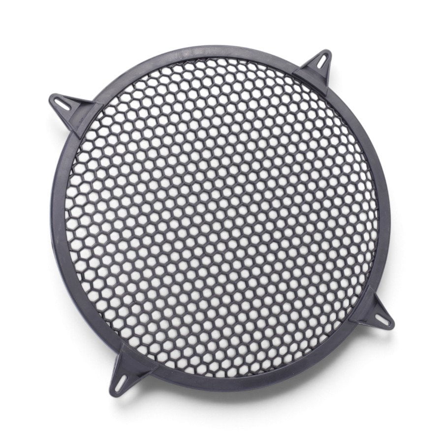 GUNMANSA Universal 12″ Black Mesh Grid Design Subwoofer Cover