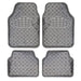 GUNMANSA Universal 4-Piece Chrome Carbon Look Racing Mats