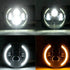 GUNMANSA Universal 5.7 Inch - Jeep Style LED Angel Eye Projector Headlight
