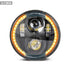 GUNMANSA Universal 5.7 Inch - Jeep Style LED Angel Eye Projector Headlight