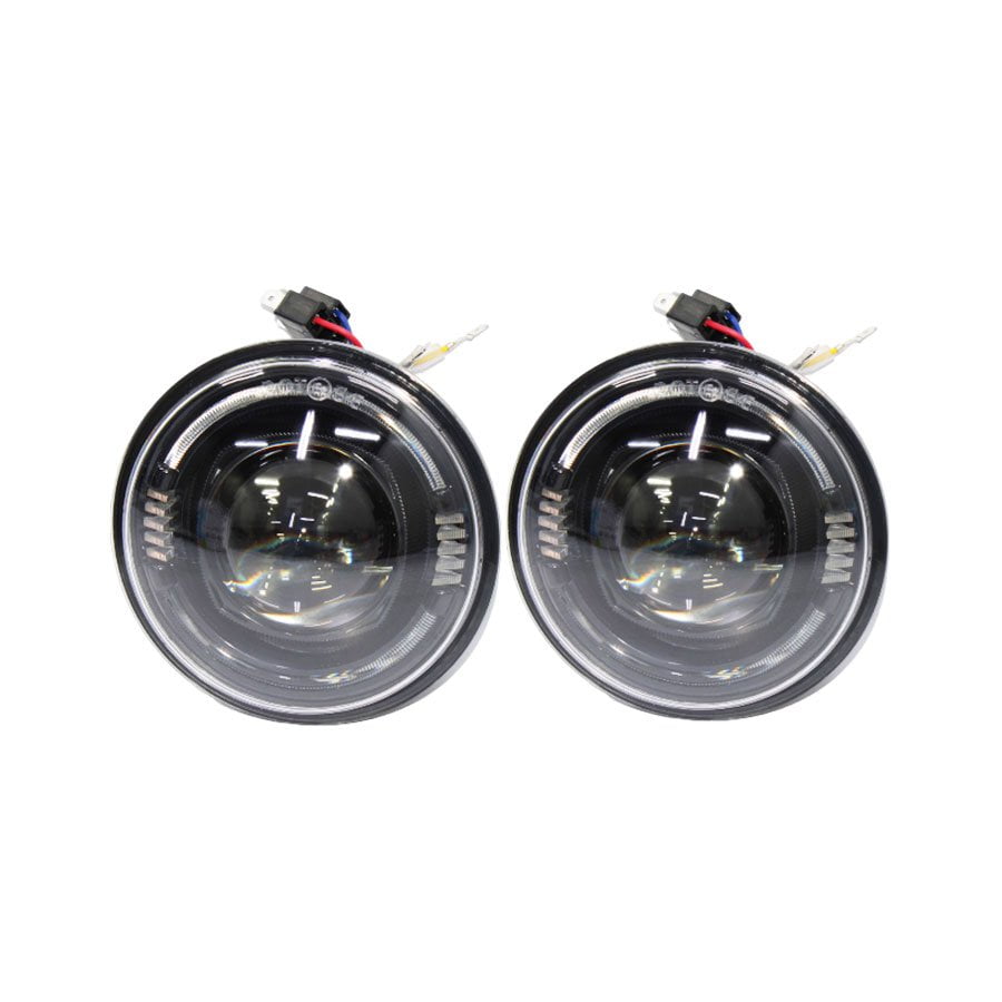 GUNMANSA Universal 5.75″ Projector Headlights with Angel Eye Design (pair)