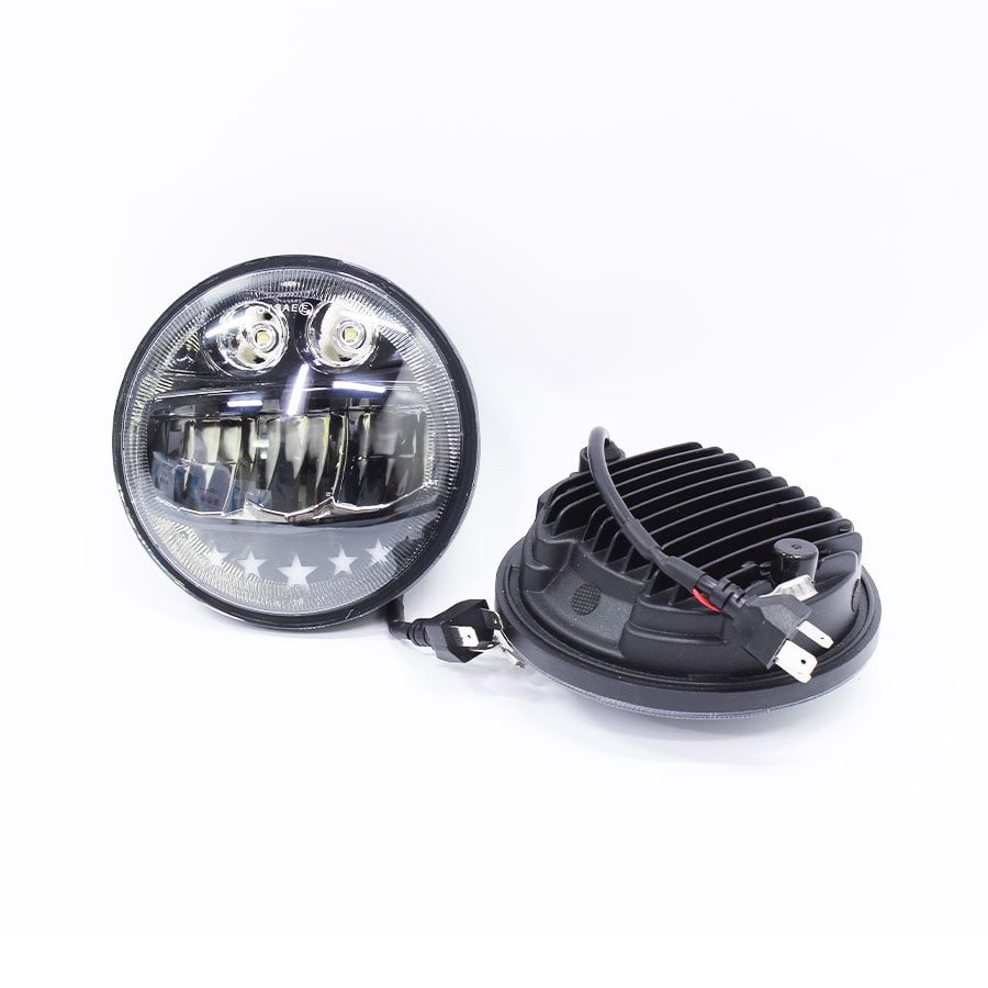 GUNMANSA Universal 5″ LED H4 C102 with Star Design Headlights (pair)