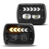GUNMANSA Universal 7 Inch Dual Function LED Projector Square Headlight