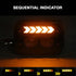 GUNMANSA Universal 7 Inch Dual Function LED Projector Square Headlight