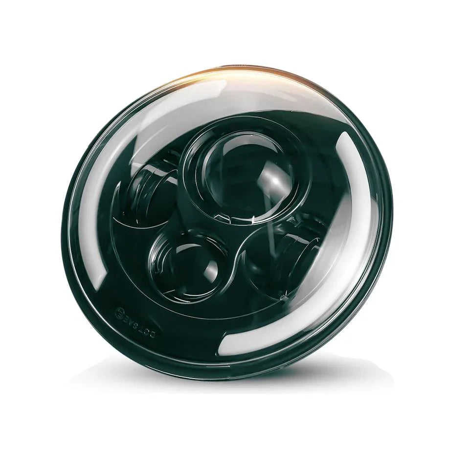 GUNMANSA Universal - 7 inch Jeep Style DRL Angel Eye Projector Headlight
