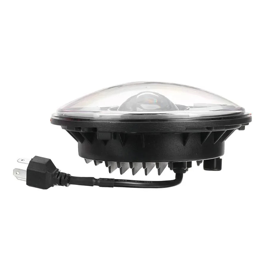 GUNMANSA Universal - 7 inch Jeep Style DRL Angel Eye Projector Headlight