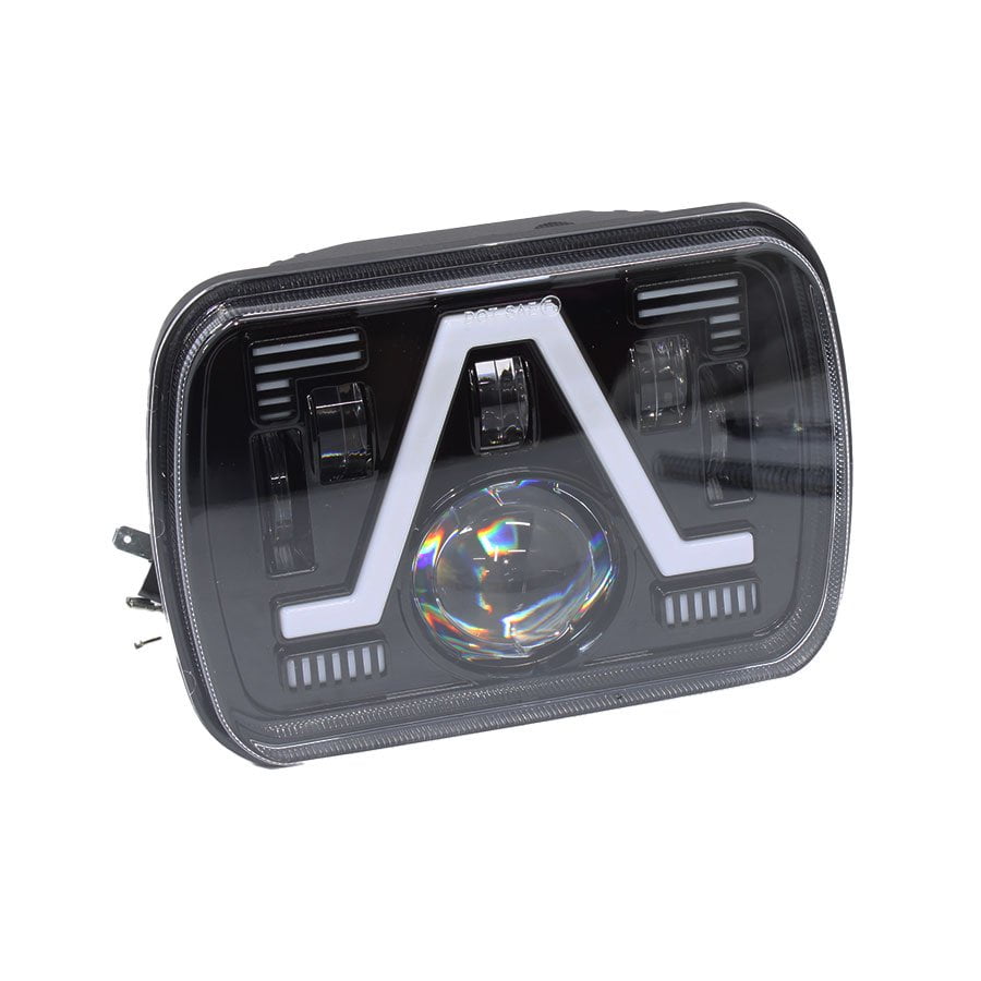 GUNMANSA Universal 7″ LED Headlight with V Design (suitable for Colt/hilux/jeep/nissan 1400)