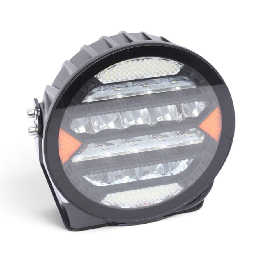 GUNMANSA Universal 7″ LED Spotlamps with Orange Reflectors (pair)