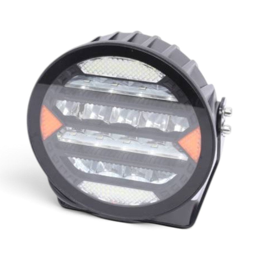 GUNMANSA Universal 7″ LED Spotlamps with Orange Reflectors (pair)