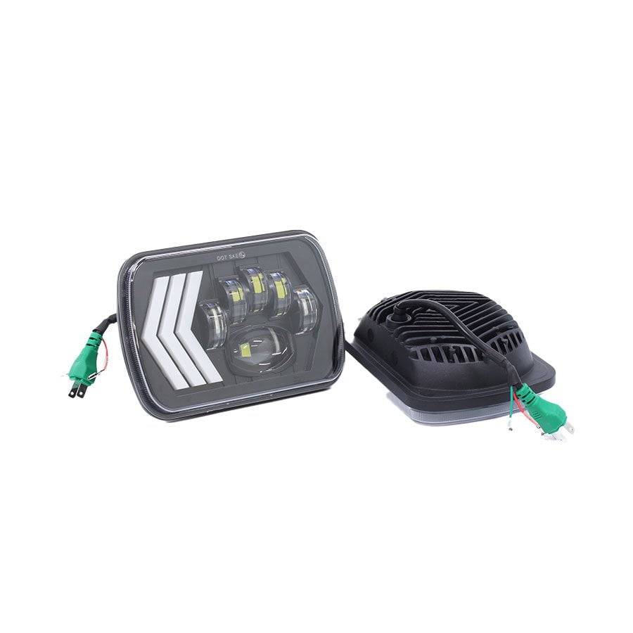 GUNMANSA Universal Arrow Design LED Headlight for Nissan 1400/Colt & Old Hilux (pair)