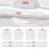 GUNMANSA Universal Audi Transparent Silicone Door Handle Cover Protector Set (8pc)