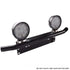 GUNMANSA Universal Bar Light Mounting Bracket & Licence Plate Holder (Black)