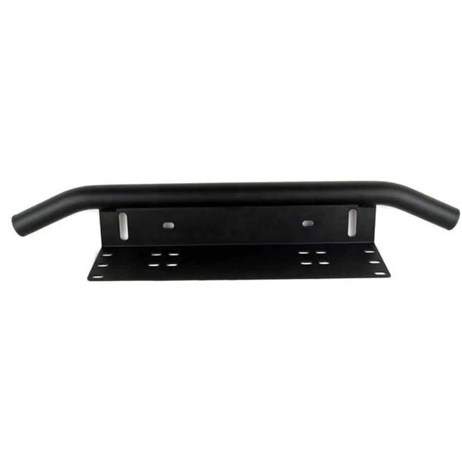 GUNMANSA Universal Bar Light Mounting Bracket & Licence Plate Holder (Black)