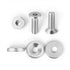 GUNMANSA Universal Brushed Silver Fender Washers (6 pc set)
