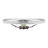 GUNMANSA Universal Clear Acrylic JDM Drift Style Racing Steering Wheel - Neo Chrome (350mm)