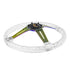 GUNMANSA Universal Clear Acrylic JDM Drift Style Racing Steering Wheel - Neo Chrome (350mm)