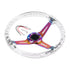 GUNMANSA Universal Clear Acrylic JDM Drift Style Racing Steering Wheel - Neo Chrome (350mm)