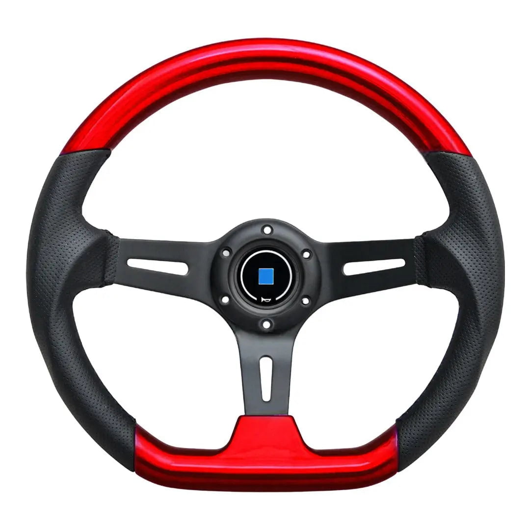 GUNMANSA Universal Flat Bottom Drift Style Steering Wheel (320mm)
