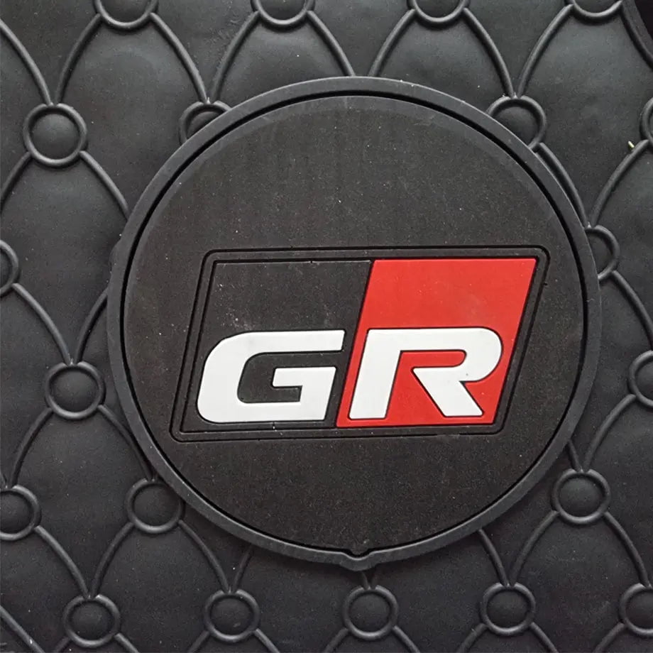 GUNMANSA Universal GR Sport Style 5-Piece Rubber Car Mats