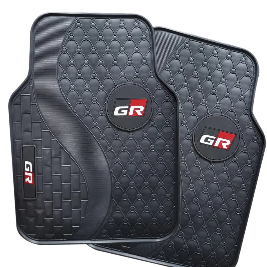 GUNMANSA Universal GR Sport Style 5-Piece Rubber Car Mats