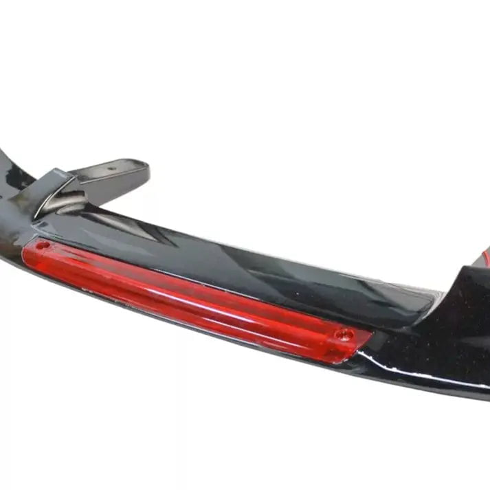 GUNMANSA Universal GT-Style Gloss Black Hatchback Roof Spoiler With Brake Light