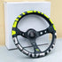 GUNMANSA Universal JDM Aluminium Vertex Drift Style Sports Steering Wheel (320mm)