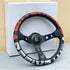 GUNMANSA Universal JDM Aluminium Vertex Drift Style Sports Steering Wheel (320mm)