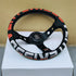 GUNMANSA Universal JDM Aluminium Vertex Drift Style Sports Steering Wheel (320mm)