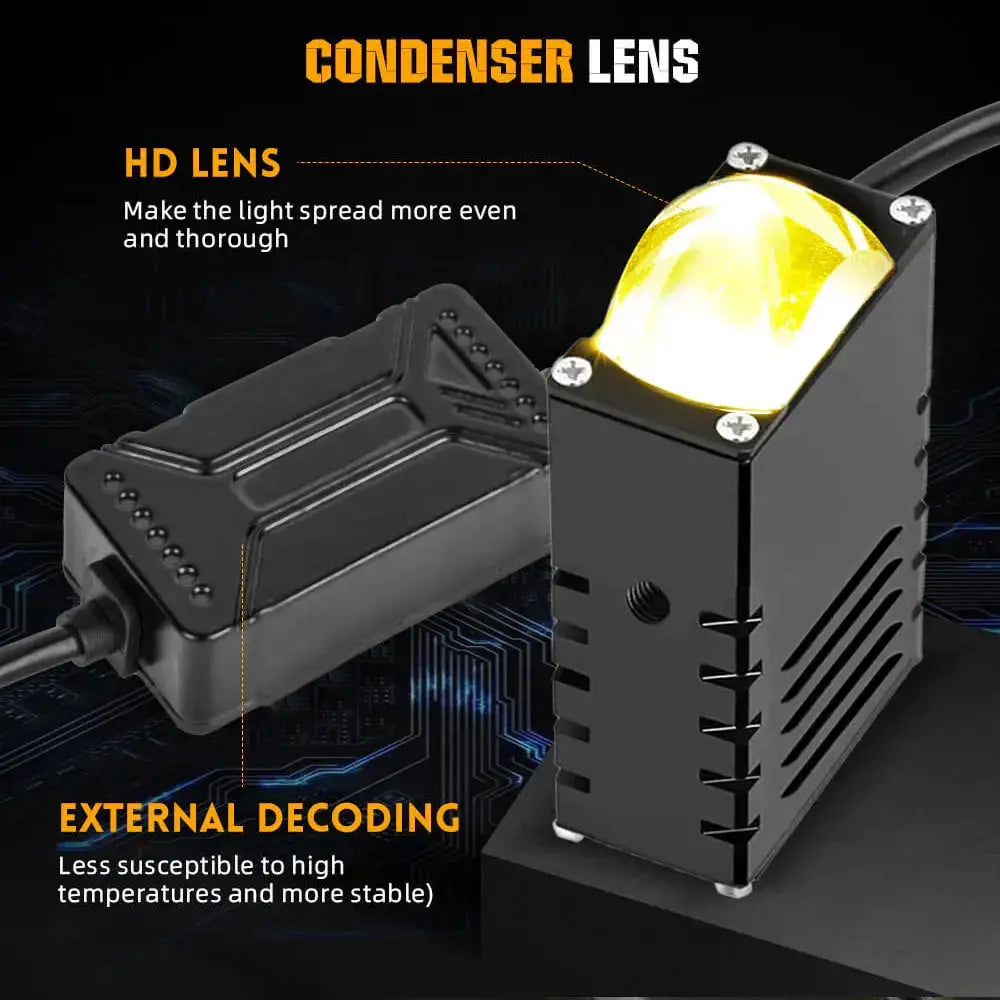 GUNMANSA Universal Matrix Ultra Compact Dual POD LED Projector Grille Lights With Strobe Function