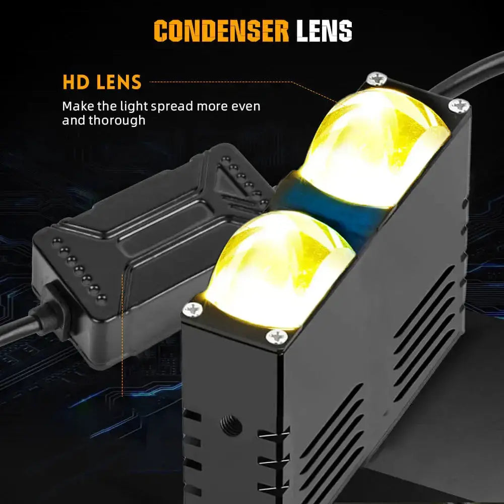 GUNMANSA Universal Matrix Ultra Compact Single POD LED Projector Grille Lights With Strobe Function