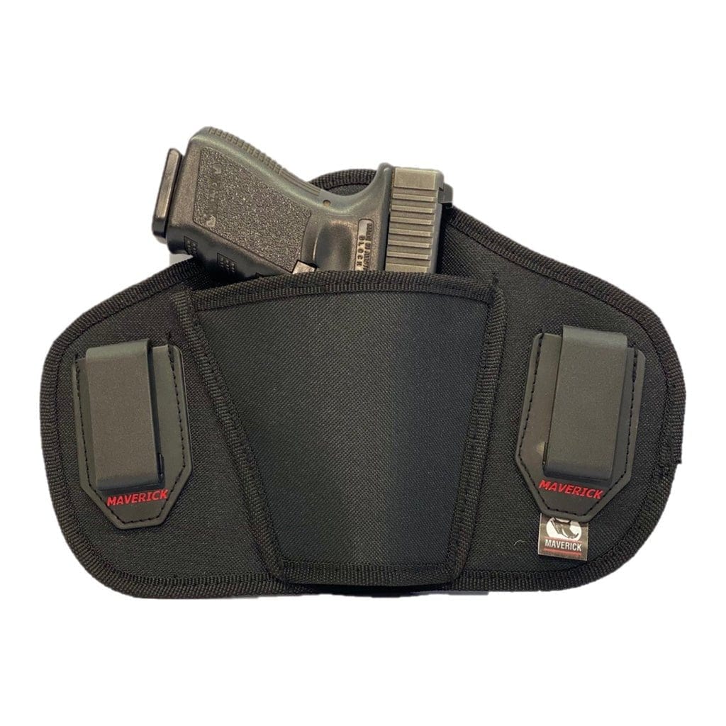 GUNMANSA UNIVERSAL MAVERICK DOUBLE PANCAKE HOLSTER MEDIUM RAIL IWB