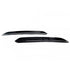 GUNMANSA Universal Oettinger Style Gloss Black Roof Spoiler Winglet Extension - 2 Piece