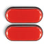 GUNMANSA Universal Oval Red LED Side Marker – 62x26mm (Pair)