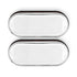 GUNMANSA Universal Oval White LED Side Marker – 62x26mm (Pair)
