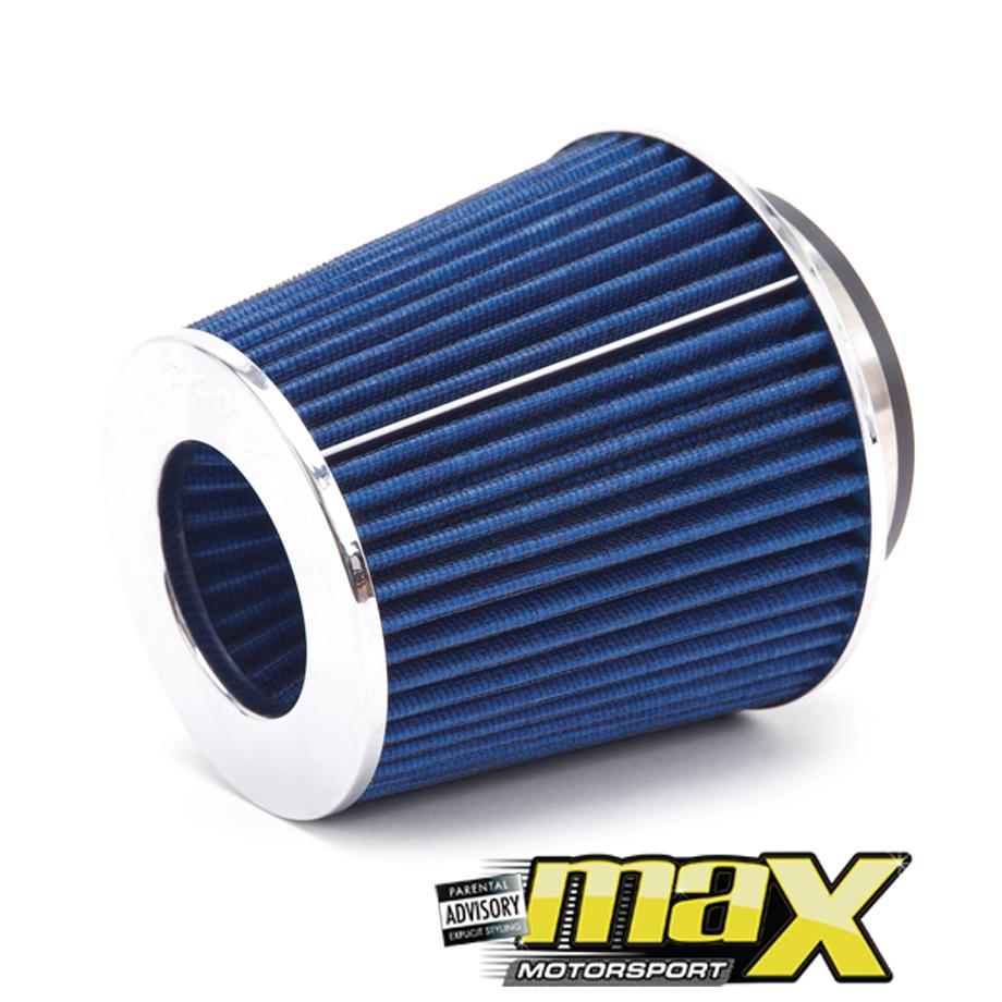 GUNMANSA Universal Performance Cone Air Filter - 76mm (Blue)
