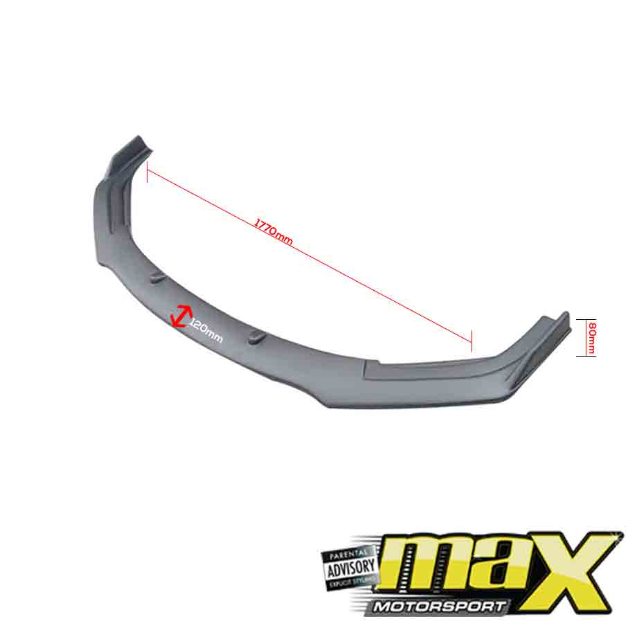 GUNMANSA Universal Plastic Front Lip Spoiler