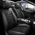 GUNMANSA Universal Premium Luxury Car Seat Covers - Front & Rear Full Set (Black)