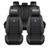 GUNMANSA Universal Premium Luxury Car Seat Covers - Front & Rear Full Set (Black)