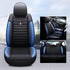 GUNMANSA Universal Premium Luxury Car Seat Covers - Front & Rear Full Set (Black & Blue)